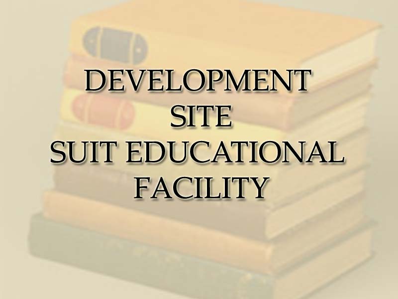 VACANT LAND - EARMARKED RESIDENTIAL - SUIT EDUCATIONAL FACILITY (stca) Picture 1