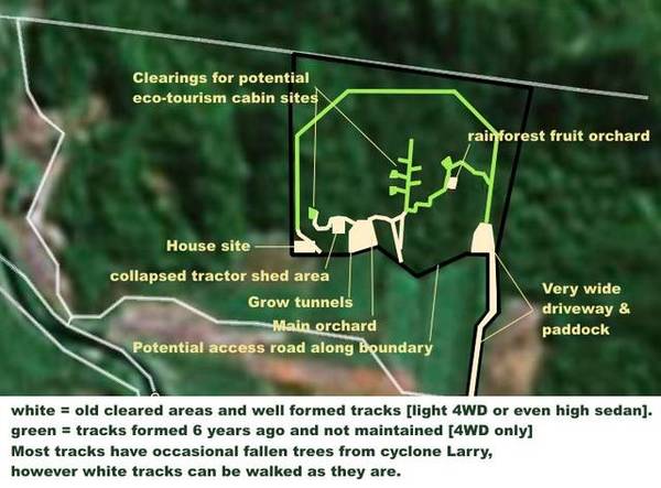 100 ac. OF VERY SECLUDED RAINFOREST AND CREEKS, 50min. SOUTH OF CAIRNS Picture 2