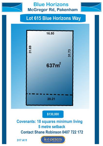 Lot 615 Blue Horizons Way Picture 1