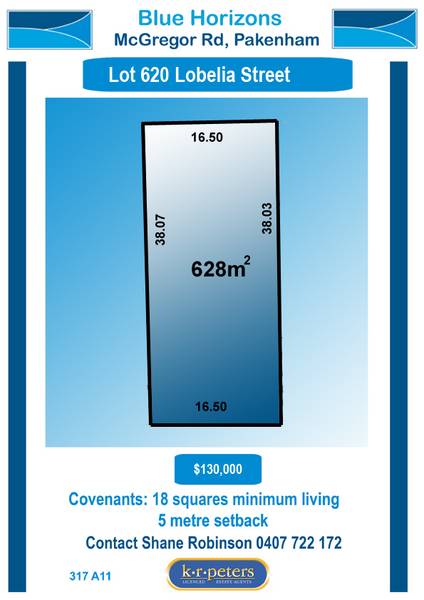 Lot 620 Lobelia Street Picture 1