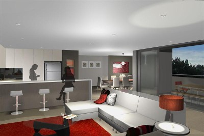 Massive Single Level Two Bedroom Apartment with Two Courtyards Picture