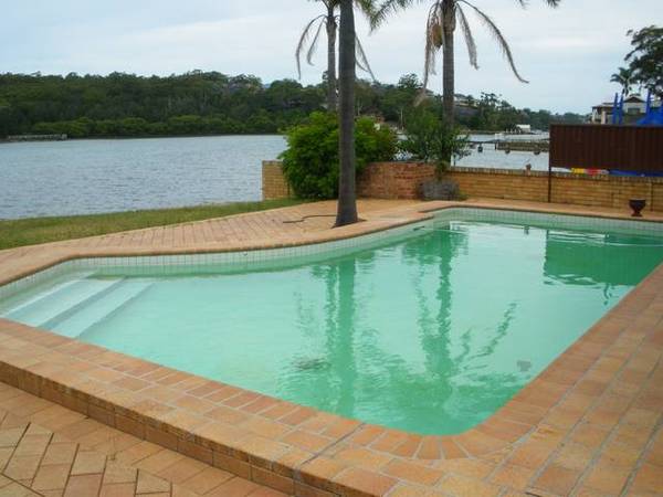 Outstanding level waterfront Home Picture