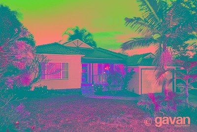 Family home overlooking park Picture