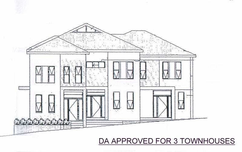Small Development Site - DA Approved for 3 Townhouses Picture 1