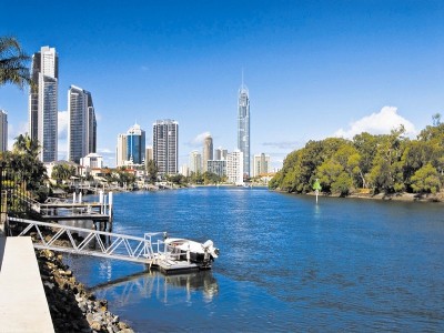 Brand New Riverfront Home Picture