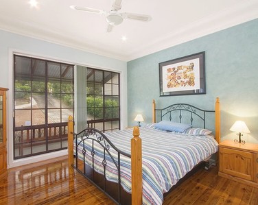 Open plan living and dining, leafy bush outlook! Picture