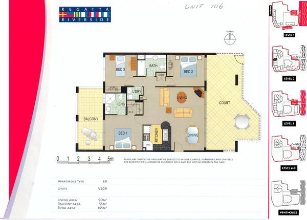 REGATTA RIVERSIDE - large 3 bedroom - $565,000. Open for Inspection Saturday 11.15 - 11.45am Picture 2