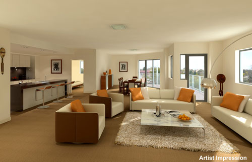 NORTH FACING 1 BEDROOM APARTMENT Picture 2