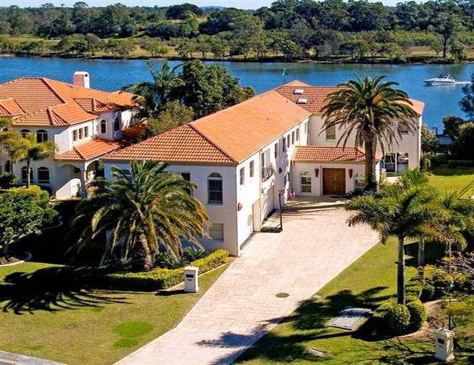 Executive Mediterranean Waterfront Mansion Picture 2