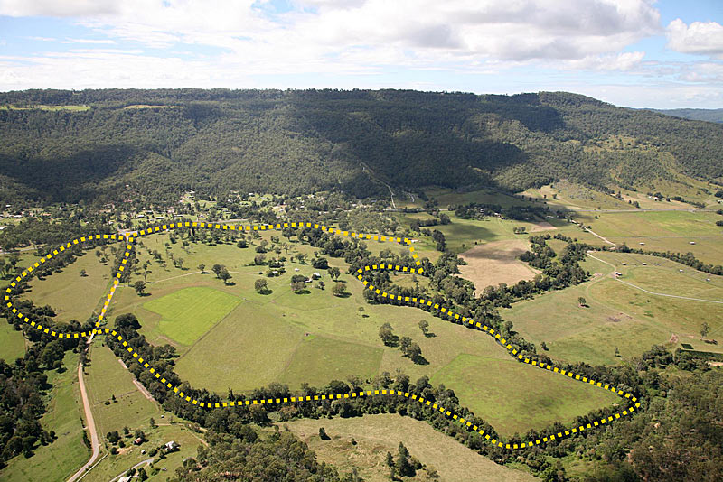 180 acres on two titles - Canungra Creek front Picture 1