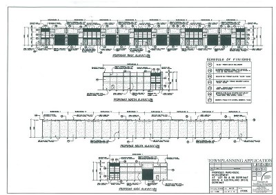 Development site with plan and permits Picture