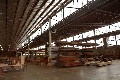 Massive warehouse on city fringe. Picture